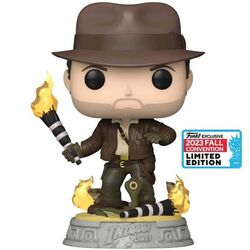 POP! Movies: Indiana Jones with Snake 2023 Fall Convention Limited Edition, használt, 12 hónap garancia az pgs.hu