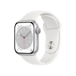 Apple Watch Series 8 GPS 45mm Silver Aluminium Case, C osztály - használt, 12 hónap garancia az pgs.hu