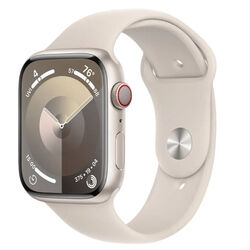 Apple Watch Series 9 GPS + Cellular 45mm, starlight, A osztály – használt, 12 hónap garancia az pgs.hu