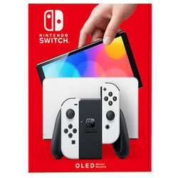 Nintendo Switch (OLED Model), white, kiállított, 21 hónap garancia az pgs.hu