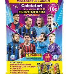 Gyűjtői focikártyák Panini SERIE A 2024/2025 Adrenalyn starter set