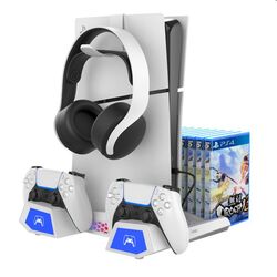 iPega PlayStation 5 Slim/PS5 Pro, Dualsense, Pulse 3D dock w/ cooling, használt, 12 hónap garancia az pgs.hu