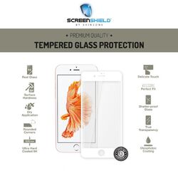 Temperált védőüveg Screenshield 3D for Apple iPhone 7 - Full Cover Metalic White - Élettartam garancia na pgs.hu