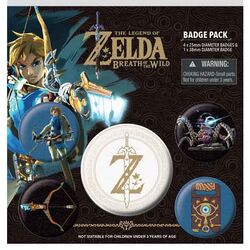 Odznaky Legend of Zelda Breath of the Wild Z Emblem ( 5-Pack) az pgs.hu